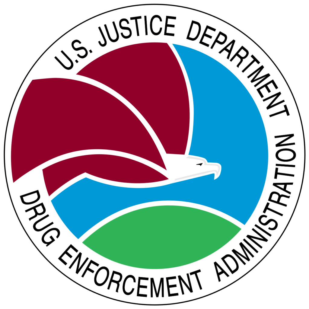 U.S. Justice Department Drug Enforcement Administration Logo